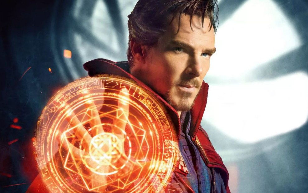 Benedict Cumberbatch em foto promocional de Doutor Estranho (2016)