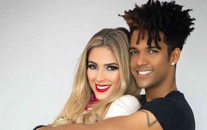 Imagem de Vinicius D'Black e Nadja Pessoa antes de anunciarem a separação