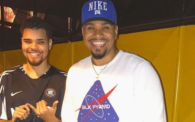 Pablo Jorge e Naldo Benny em Duque de Caxias, no Rio de Janeiro, em agosto de 2018