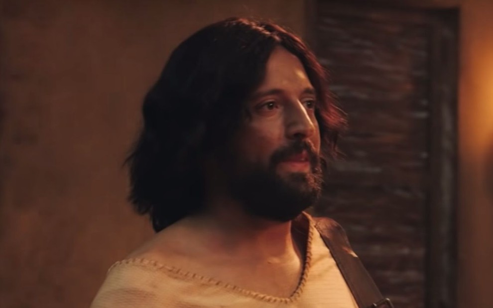 O ator Gregório Duvivier caracterizado como o personagem Jesus do especial de Natal do Porta dos Fundos de 2019
