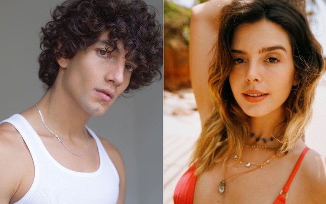 Montagem com fotos de Jorge López e Giovanna Lancellotti de seus perfis no Instagram