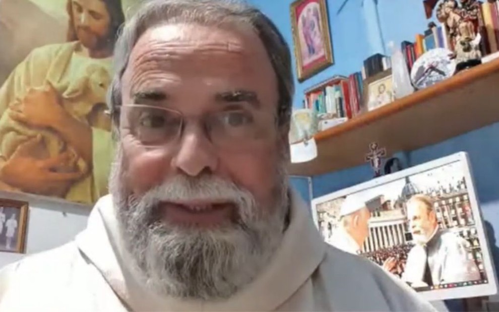 Padre Antonio Maria em vídeo publicado em seu Instagram em 9 de agosto de 2020