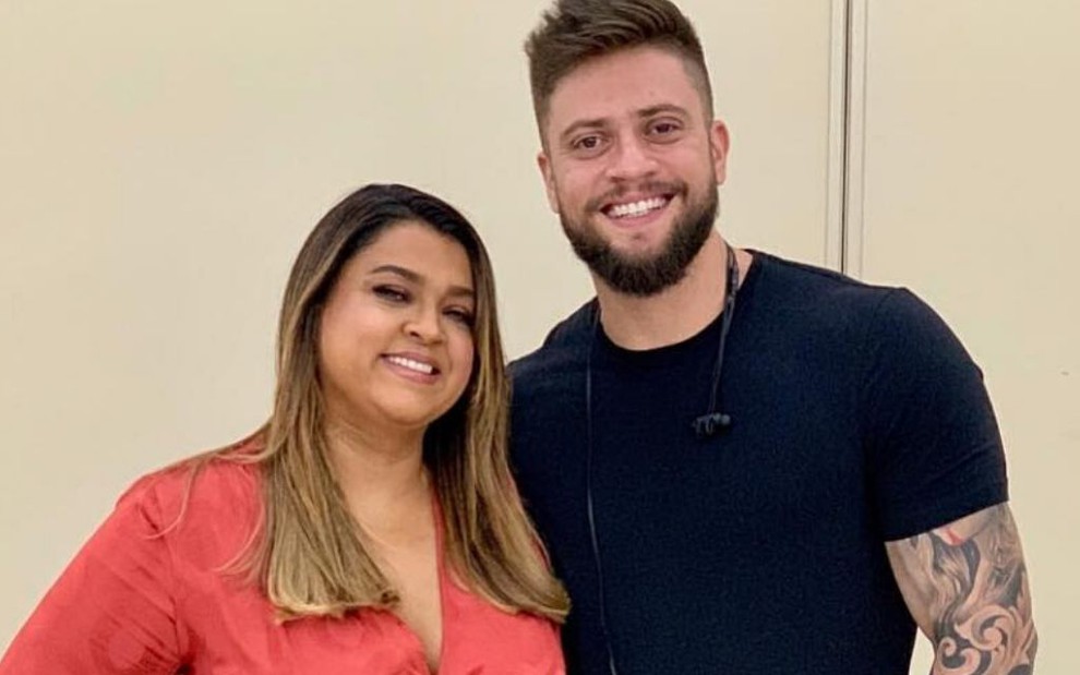 Preta Gil e o marido, Rodrigo Godoy, juntos em foto publicada no Instagram em março de 2019