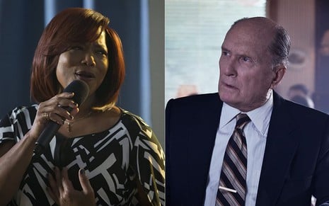 Queen Latifah em Star (2016-2019) e Robert Duvall em cena de O Juiz (2014)