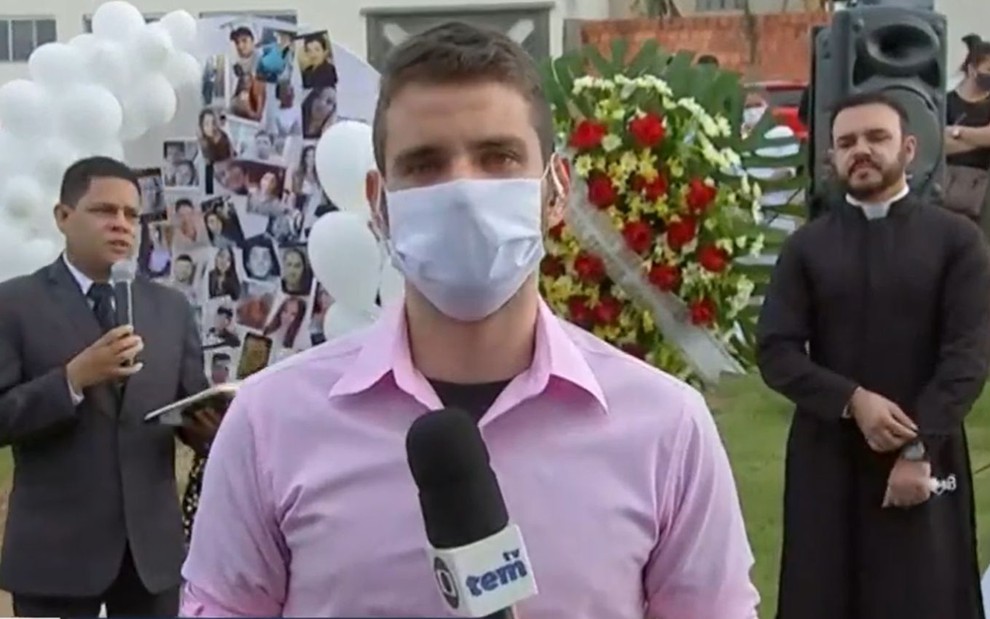 No Bom Dia SP, repórter da Globo chora ao vivo em despedida de vítimas de  acidente · Notícias da TV