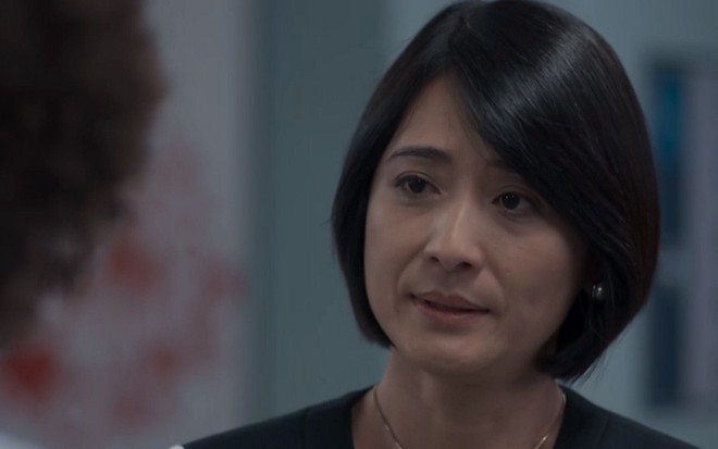 Mitsuko (Lina Agifu) em cena de Malhação