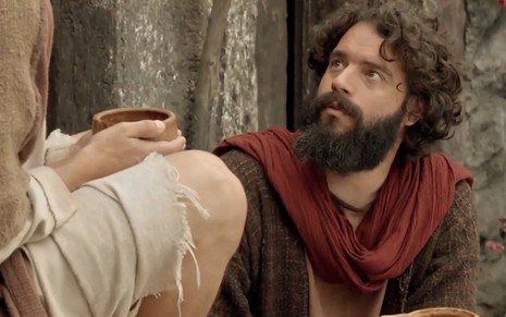Judas Iscariotes (Guilherme Winter) em cena de Jesus