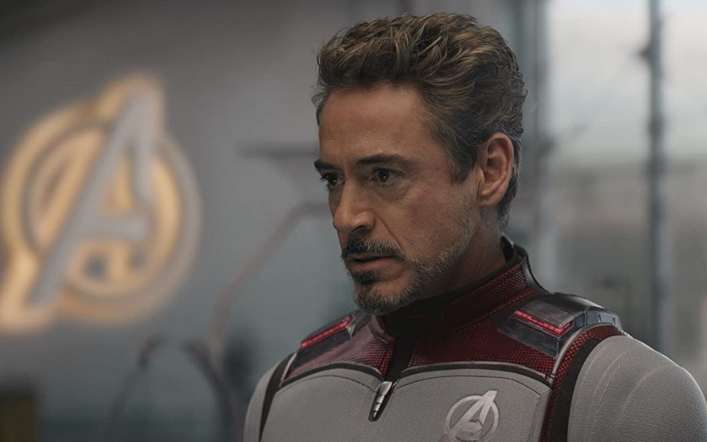 Robert Downey Jr. como o Homem de Ferro em cena de Vingadores: Ultimato (2019)