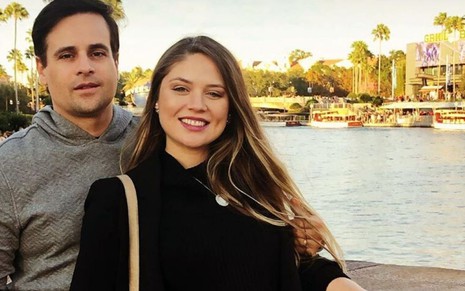 Rodrigo Scarpa e Gabriela Baptista em foto publicada no Instagram em 31 de dezembro de 2019
