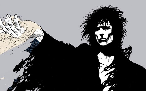 Morpheus em arte da graphic novel Sandman, da DC Comics
