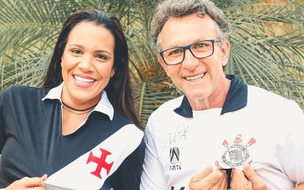 Sandra Nicolau e Neto em foto para o Instagram em julho de 2020