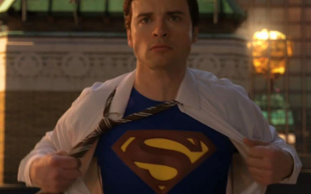 Tom Welling em cena de Smallville