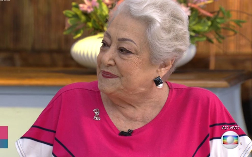 Suely Franco em entrevista para o Mais Você, da Globo, em outubro de 2019