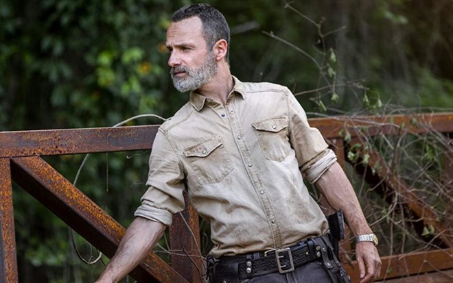 Andrew Lincoln em cena da 9ª temporada de The Walking Dead