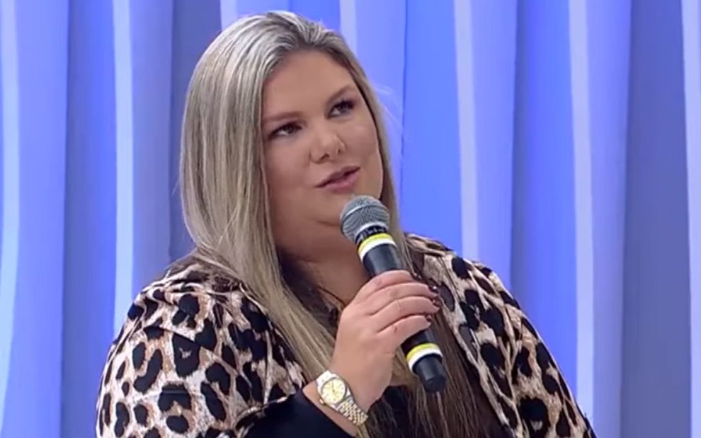 Imagem de Vivi Brunieri durante participação no programa A Tarde É Sua, da Rede TV!