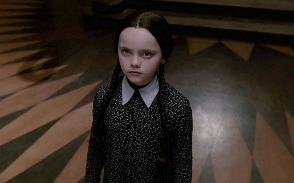 Christina Ricci como Wandinha em A Família Addams (1991)