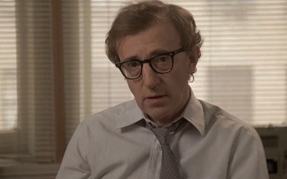 Woody Allen em cena de seu filme Contos de Nova York (1989)