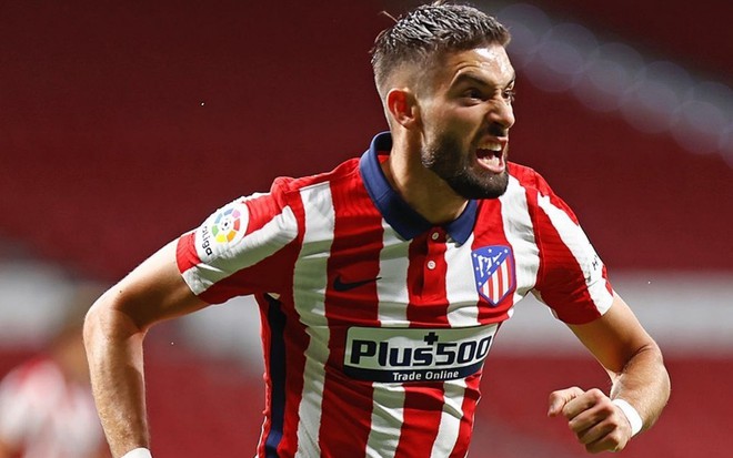 Imagem de Yannick Ferreira durante jogo do Atlético de Madrid