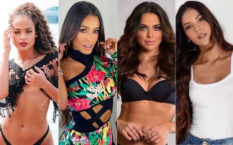 Yasmin Marinho, Tati Scarletti, Jaque Ciocci e Nathália Ramos estão na competição de dança da Globo