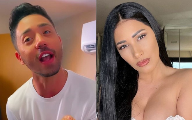 Montagem com Rico Melquiades e Simaria Mendes