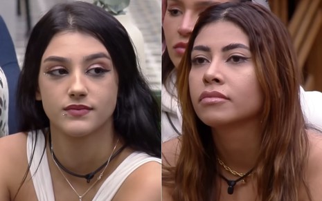 Montagem com Bia Miranda e Ingrid Ohara