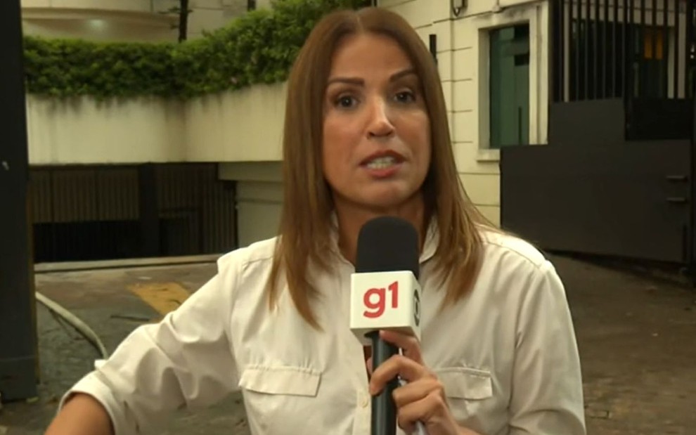 Repórter da Globo passa sufoco durante tempestade em São Paulo: 'Me  apavorei' · Notícias da TV