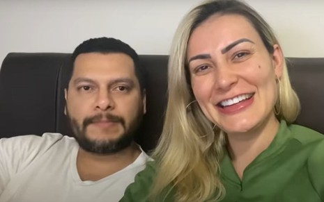 Imagem de Thiago Lopes e Andressa Urach em vídeo no YouTube
