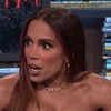 A cantora Anitta em entrevista a What Happens Live with Andy Cohen