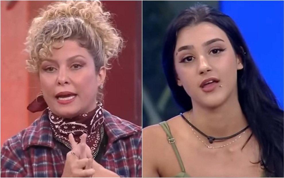 Montagem de fotos de Bárbara Borges e Bia Miranda