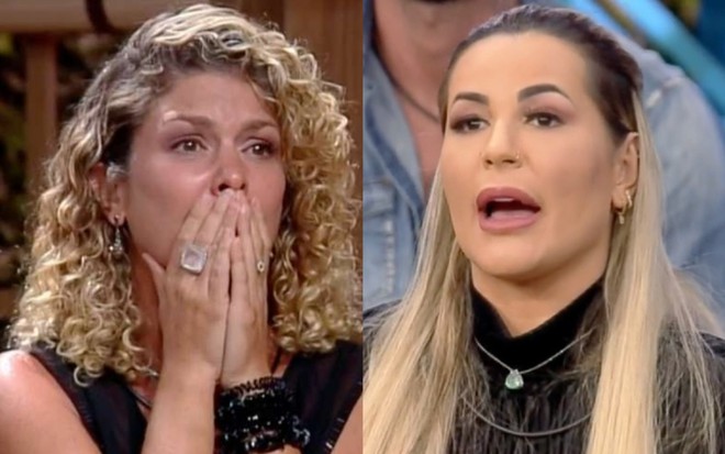Na montagem: Bárbara Borges (à esquerda) e Deolane Bezerra (à direita)