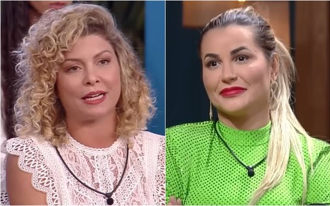 Montagem de fotos de Bárbara e Deolane