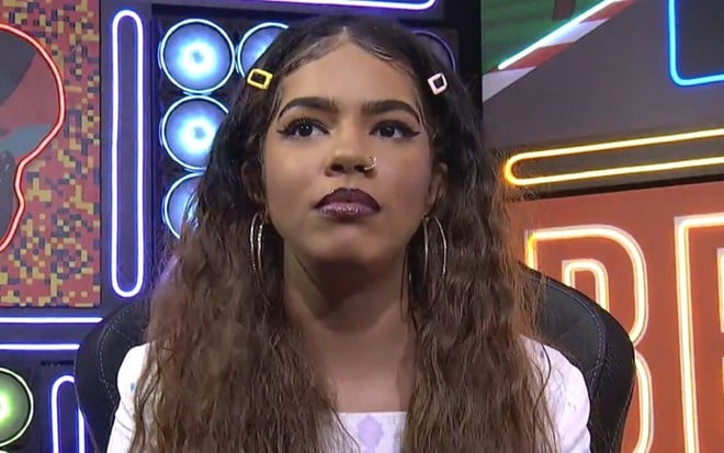 Maria no confessionário do BBB 22 no programa de domingo (13)