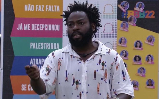 Imagem de Douglas Silva durante Jogo da Discórdia no BBB 22