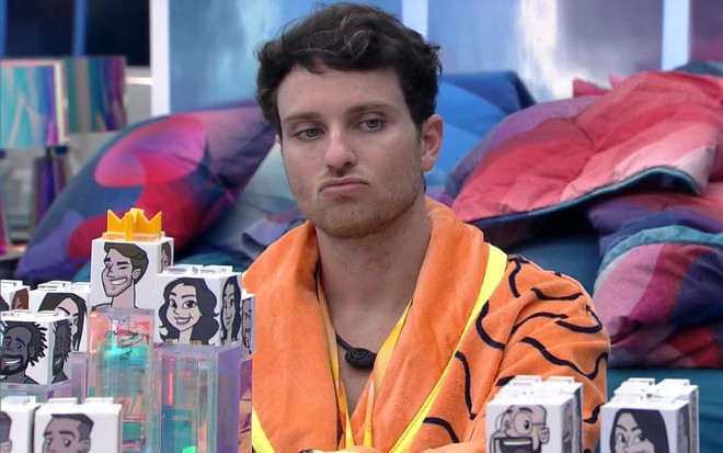 Imagem de Lucas Bissoli no quarto do líder do BBB 22