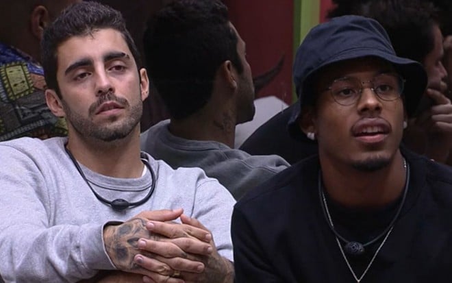 Imagem de Pedro Scooby e Paulo André Camilo no BBB 22