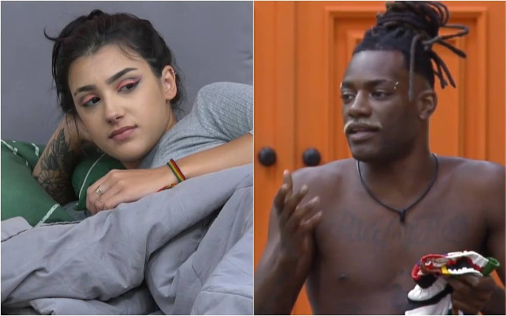 Montagem de fotos de Bia Miranda e Pelé Milflows