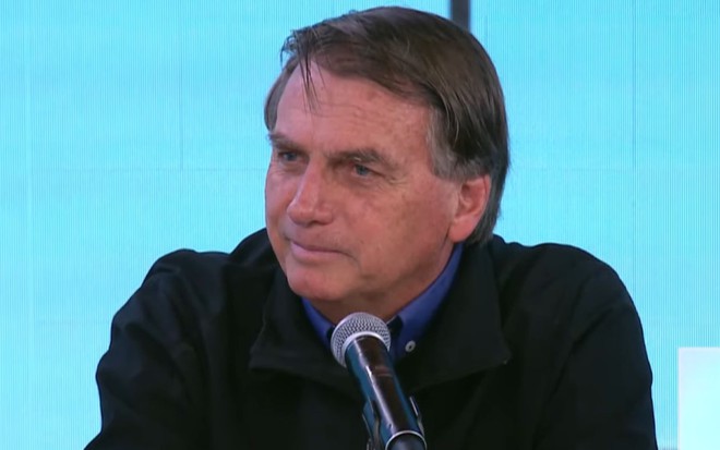 Imagem de Jair Bolsonaro no Pânico, da Jovem Pan