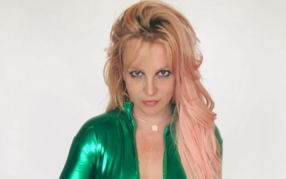 Britney Spears em foto publicada em seu perfil oficial no Instagram
