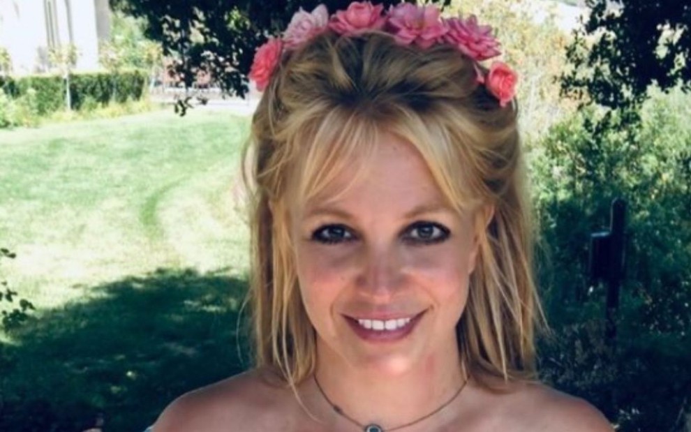 Britney Spears em foto publicada em suas redes sociais