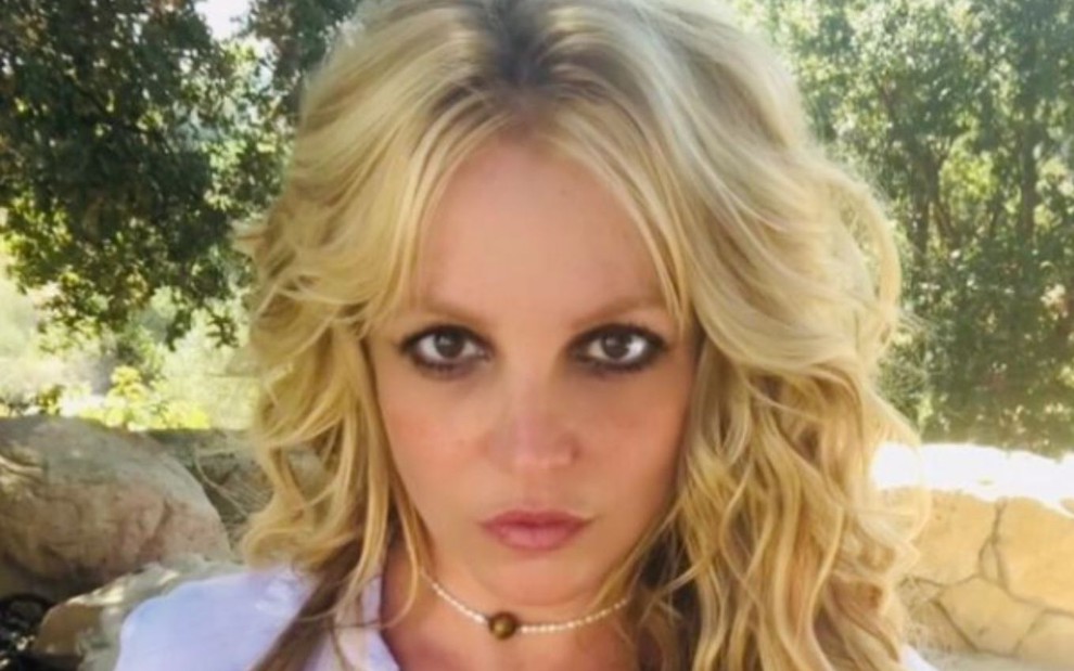 Britney Spears em foto compartilhada em seu perfil no Instagram