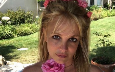 Britney Spears em foto publicada nas redes sociais