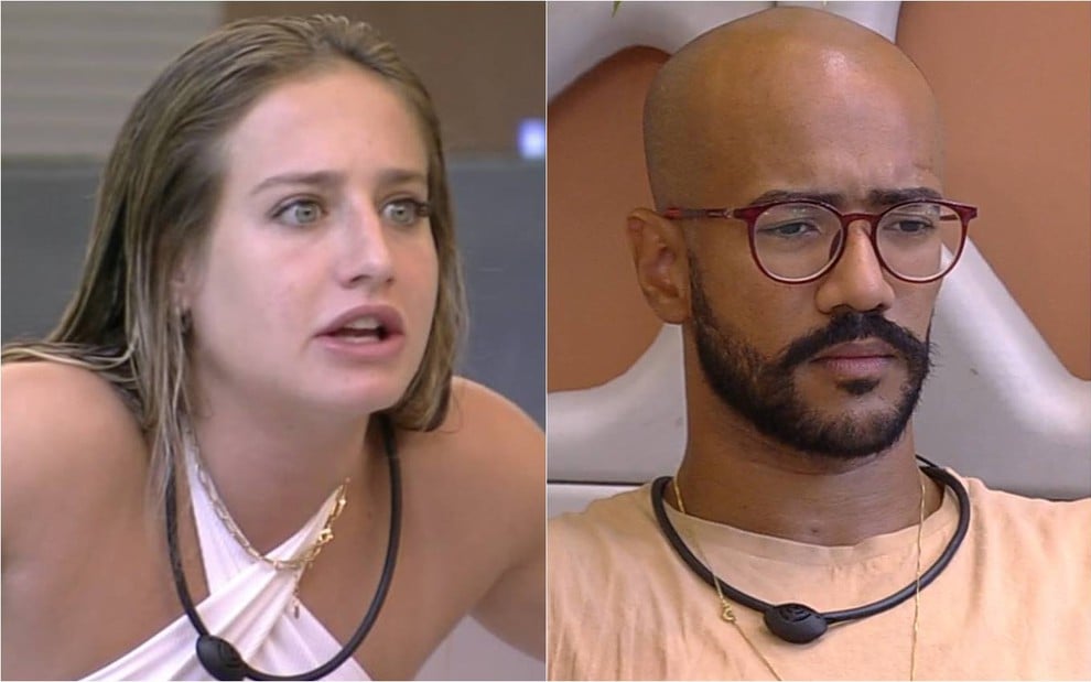 Montagem de fotos de Bruna Griphao e Ricardo Camargo