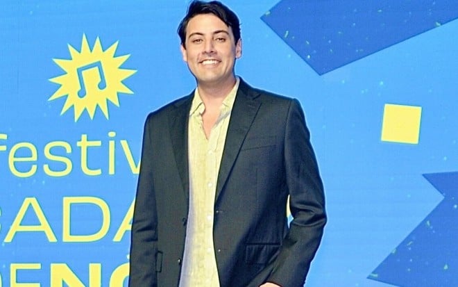 Bruno de Luca no festival Cada Um de Nós, em São Paulo, em 15 de julho de 2021