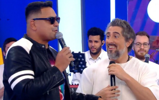 Imagem de Xanddy e Marcos Mion no Caldeirão