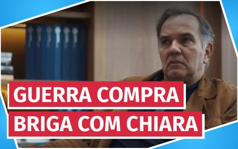 Humberto Martins caracterizado como Guerra em Travessia