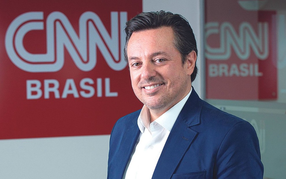 Imagem de Marcus Vinicius Chisco em imagem de divulgação da CNN Brasil