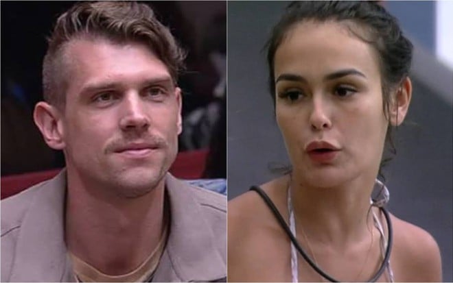 Montagem de fotos de Cristian e Larissa