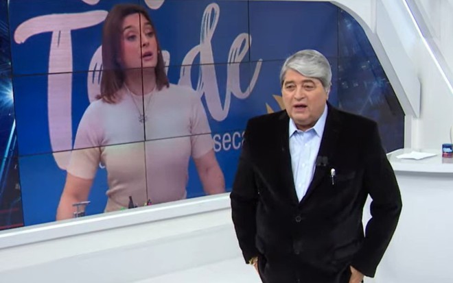 Imagem de José Luiz Datena conversa com Catia Fonseca