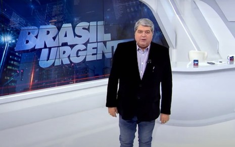 Daneta durante o programa Brasil Urgente