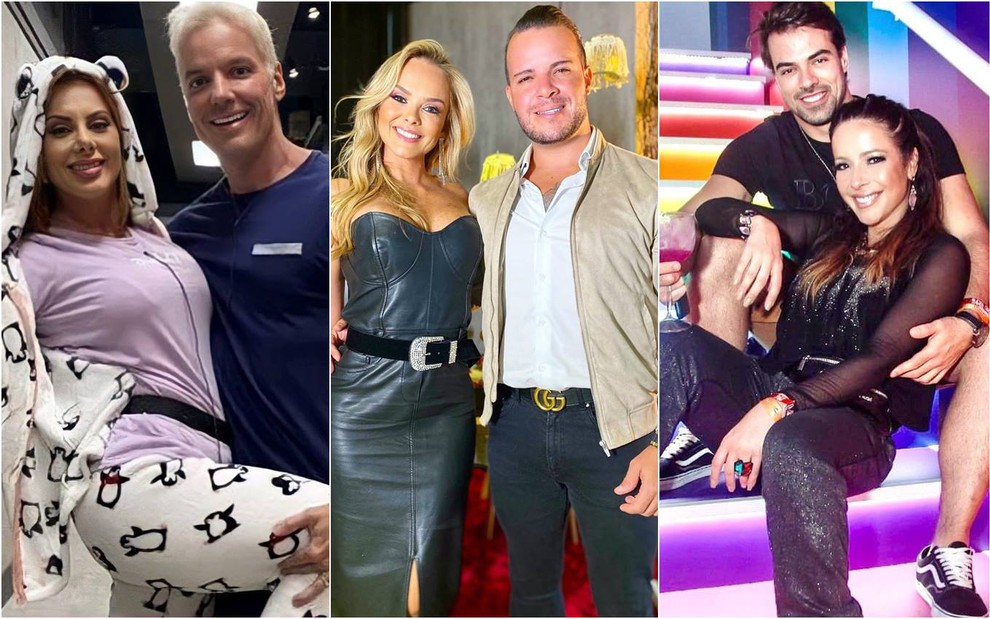 Deborah Albuquerque e Bruno Salomão, Filipe Duarte e Nina Cachoeira, e Renata Dominguez e Leandro Gléria
